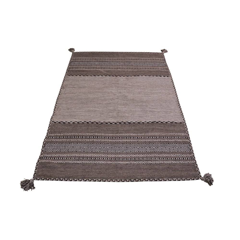 Webtappeti Sivo-béžový bavlnený koberec  Antique Kilim, 160 x 230 cm, značky Webtappeti
