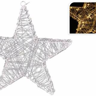 Kinekus Svetlo vianočné 30 LED teplé biele hviezda 30 cm s časovačom baterky, značky Kinekus