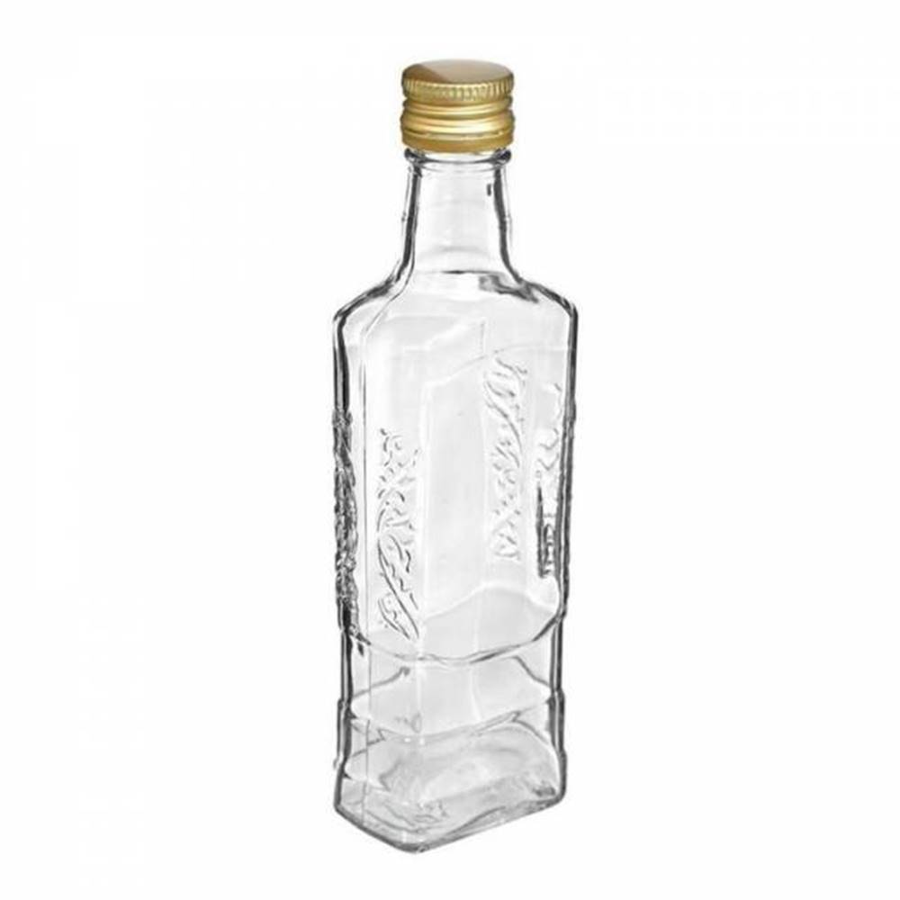 Kinekus Fľaša na alkohol sklo 250 ml, uzáver, FI28 Moskva, značky Kinekus