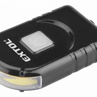 Svietidlo 1W COB LED s klipom, 160lm, 0,5Ah Li-po, USB nabíjanie