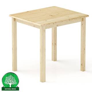 MERKURY MARKET Stôl borovica ST104-100x75x70 prírodné, značky MERKURY MARKET
