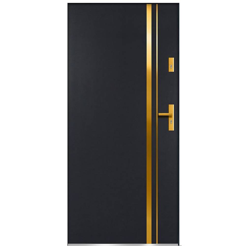 MERKURY MARKET Dvere vchodové Aion S68 90P antracit, značky MERKURY MARKET