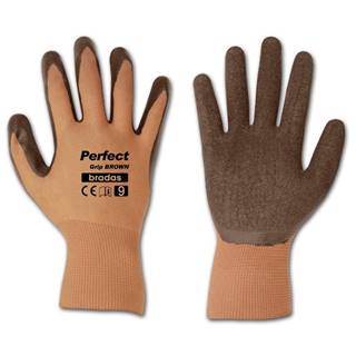 Ochranné rukavice Perfect hnedý