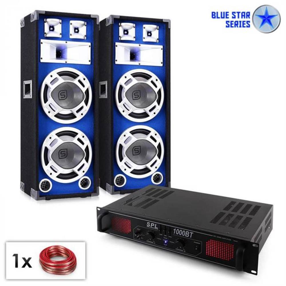 Electronic-Star  PA sada Blue Star Series "Basssound Bluetooth" 1000 W, značky Electronic-Star