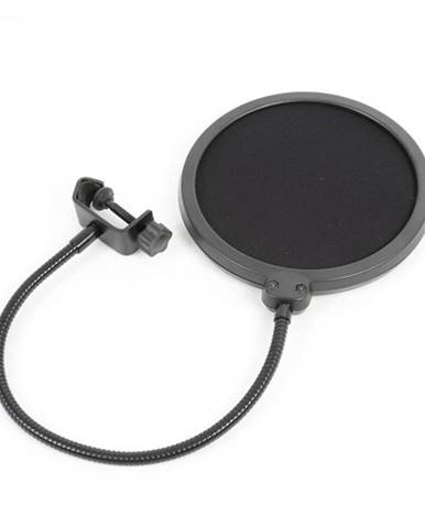 Vonyx M06 mikrofónový pop filter 6'' ochranná clona, flexibilný husí krk