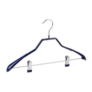 Wenko Modrý protišmykový vešiak na oblečenie s klipsami  Hanger Shape, značky Wenko