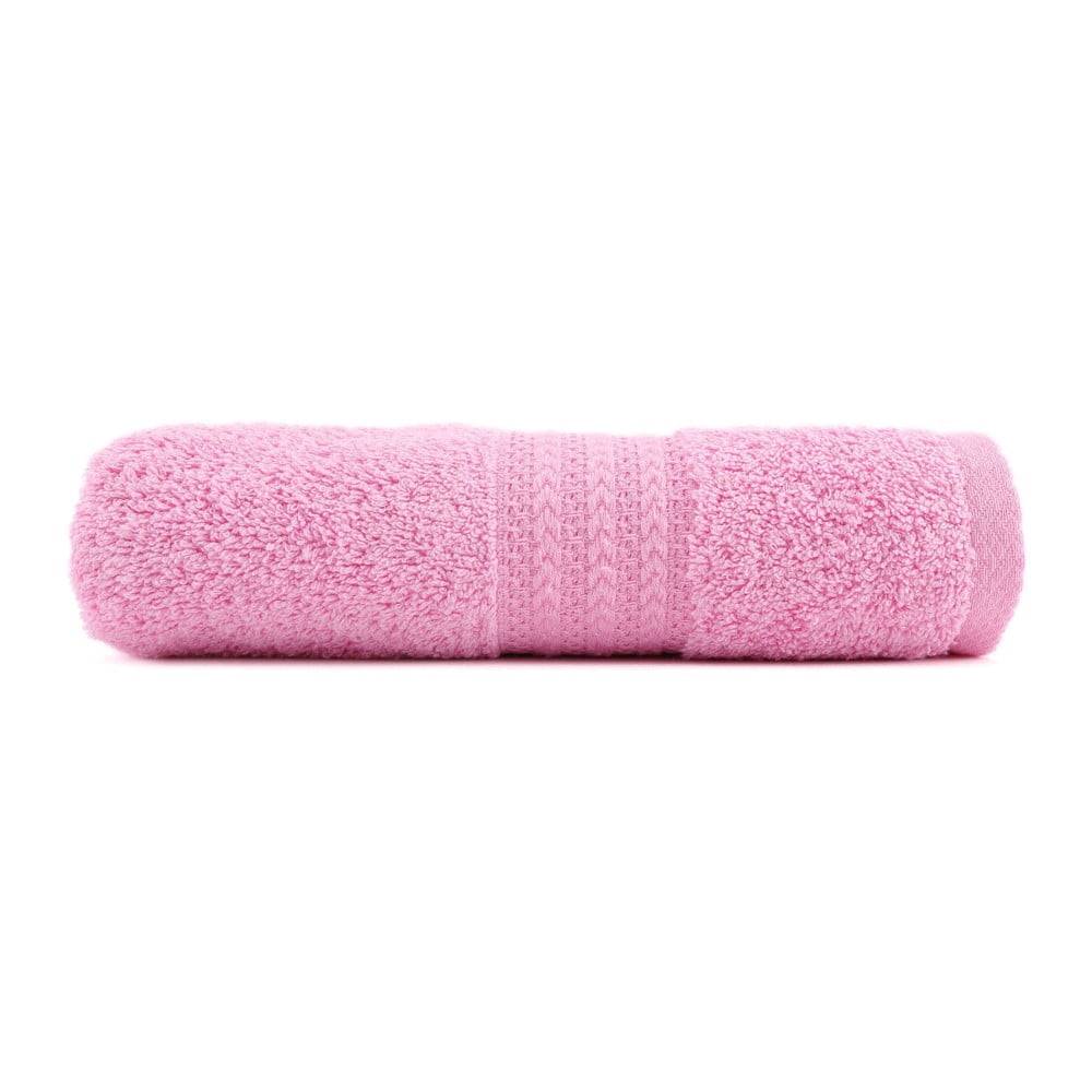 Hobby Ružový uterák z čistej bavlny Foutastic, 50 × 90 cm, značky Hobby