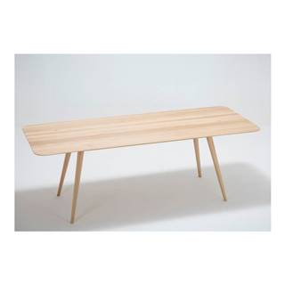 Gazzda Jedálenský stôl z masívneho dubového dreva  Stafa, 220 × 90 cm, značky Gazzda