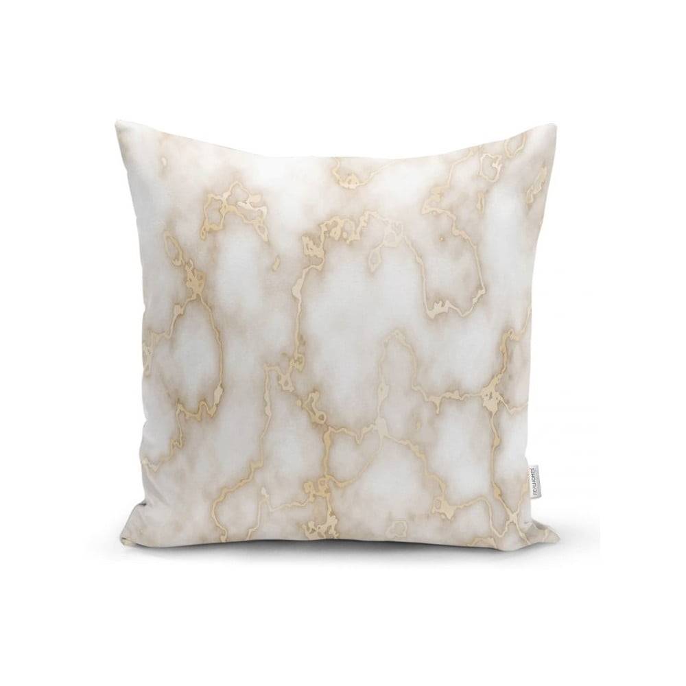 Minimalist Cushion Covers Obliečka na vankúš  Golden Lines Marble, 45 x 45 cm, značky Minimalist Cushion Covers