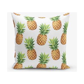 Obliečka na vankúš s prímesou bavlny s motívom ananasu Minimalist Cushion Covers, 45 × 45 cm