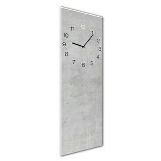 Styler Nástenné hodiny  Glassclock Concrete, 20 × 60 cm, značky Styler