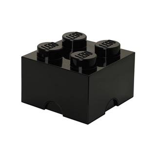 LEGO® Čierny úložný box štvorec , značky LEGO®