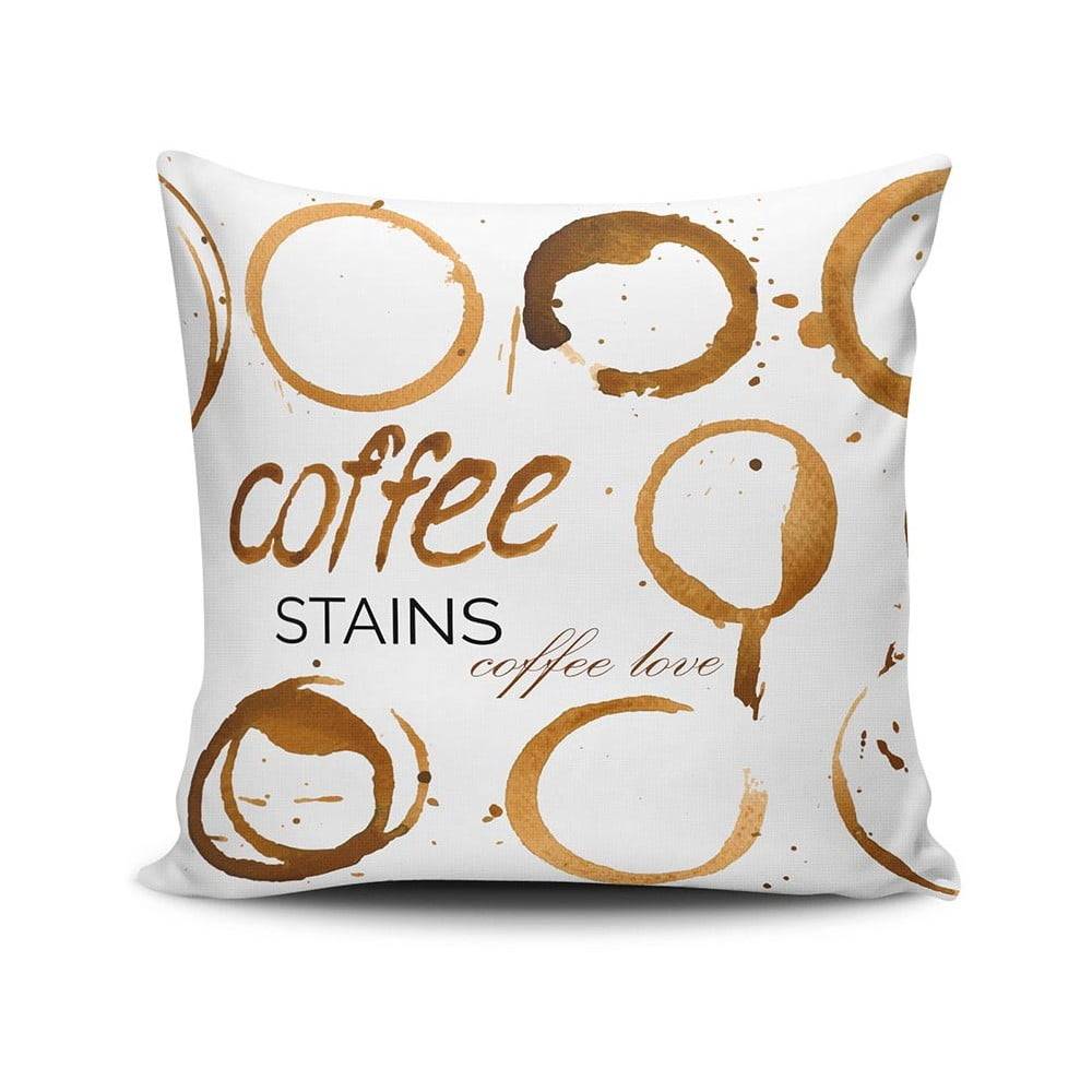Cushion Love Vankúš Coffee Stains, 45 × 45 cm, značky Cushion Love