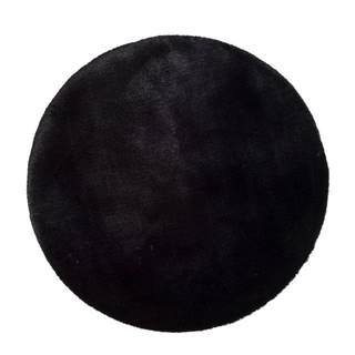 Čierny koberec Universal Fox Liso, Ø 120 cm