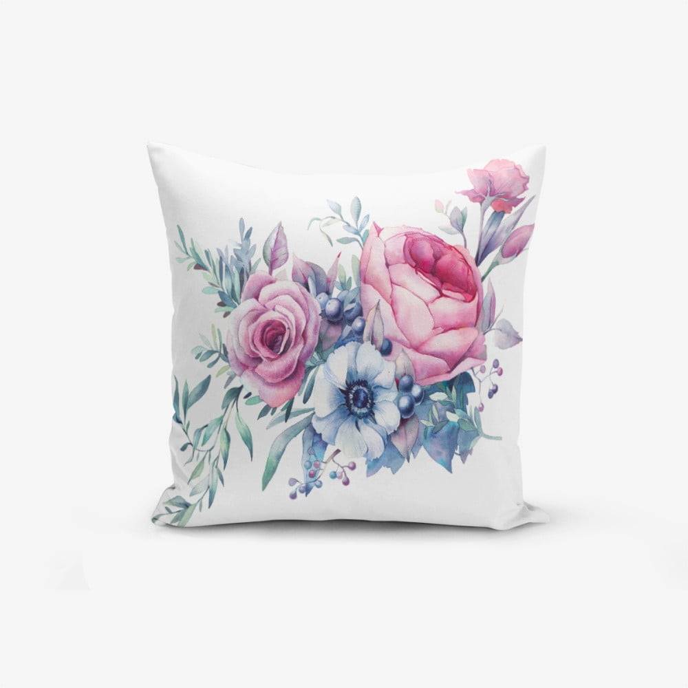 Minimalist Cushion Covers Obliečka na vankúš s prímesou bavlny  Liandnse Special Design Flower, 45 × 45 cm, značky Minimalist Cushion Covers