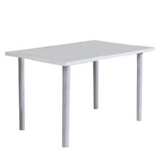 Jedálenský stôl biela extra vysoký lesk 120x80 cm UNITA