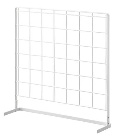 Biely kuchynský mriežkový panel YAMAZAKI Tower Grid, 52 x 52 cm