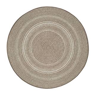 Béžový vonkajší koberec Universal Silvana Rutto, ⌀ 120 cm