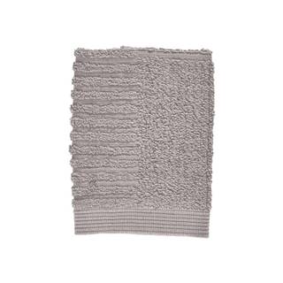 Zone Sivý uterák zo 100% bavlny na tvár  Classic Gull Grey, 30 × 30 cm, značky Zone