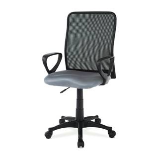 Kancelárska stolička FRESH sivá/čierna