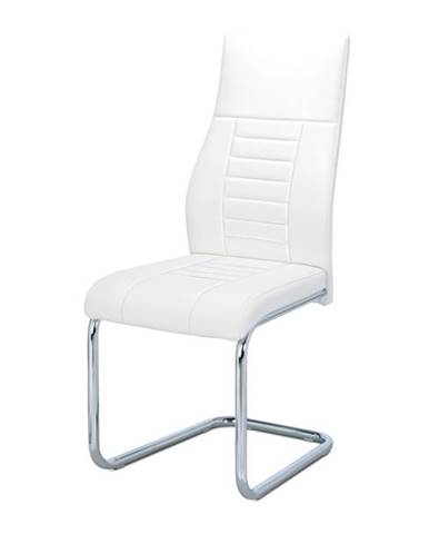 Jedálenská stolička ADRIENA biela