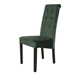 Jedálenská stolička FUCHSIA zelená/čierna